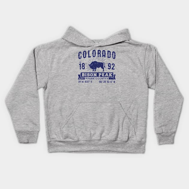 Colorado Bison Peak Kids Hoodie by E